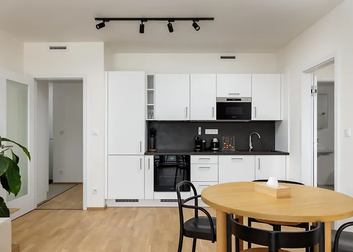 Elegant Flat With Balcony, Workspace, Garage